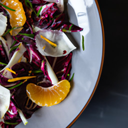 Salad: Italy – Insalata di Agrumi d’Amalfi, Finocchio e Radicchio (Amalfi Citrus, Fennel & Radicchio Salad) recipe