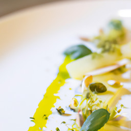 Appetizer: United States – Shaved Fennel Citrus Prelude with Pistachio Gremolata recipe