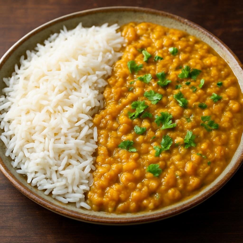 Entree: Pakistan – Lahore Street Food – دال چاول ➤ Dāl Chāwal (Comforting spiced lentils served with steamed basmati rice) recipe