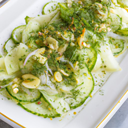 Salad: United States – Fennel-Cucumber Crunch Salad with Lemon-Caper Dill Vinaigrette recipe