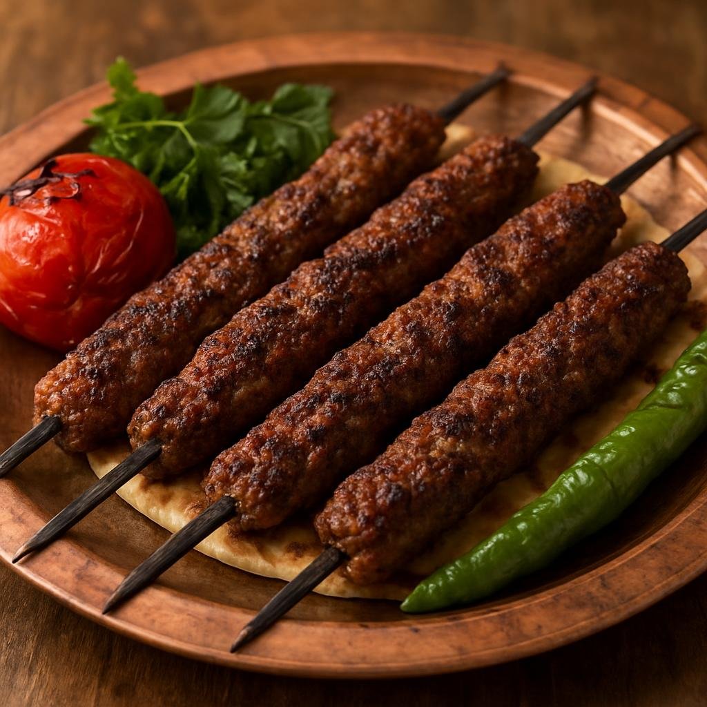 Entree: Turkey – Gaziantep – Keme Kebabı (Charred skewered minced lamb kebab seasoned with aromatic Gaziantep spices) recipe