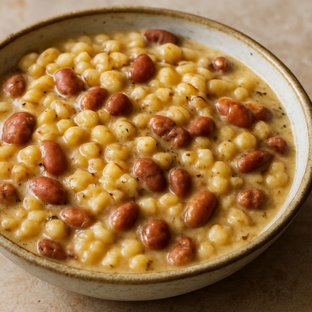 Entree: South Africa – Xhosa Cuisine – Umngqusho (creamy samp and beans stew) recipe