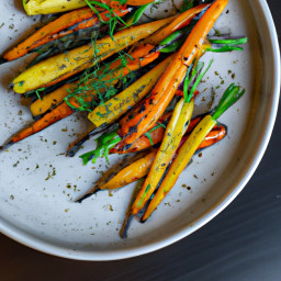 Side Dish: United States – Caraway-Roasted Carrots with Lemon-Dill Gremolata recipe