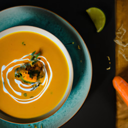 Soup: United States – Silky Carrot-Coconut Lime Soup recipe