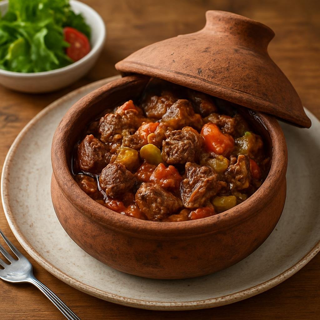 Entree: Turkey – Istanbul – Testi Kebab (Lamb and vegetables slow-cooked in a sealed clay jug then broken open for serving) recipe