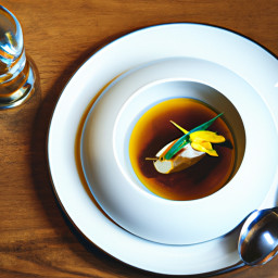 Soup: France – Bouillon De Cèpes (Porcini Mushroom Broth) recipe